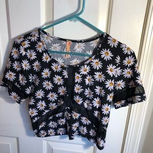 Daisy crop top